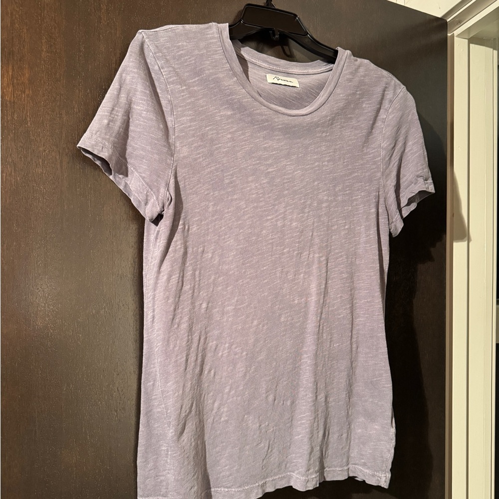 Rowan Tyler Slub Tee in Pewter